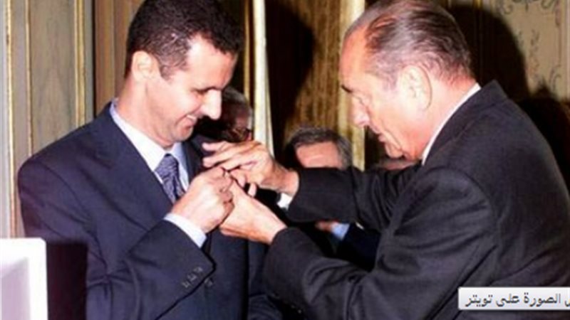 شيراك والأسد