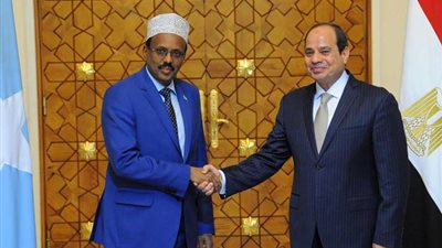 السيسي يتلقى اتصالا هاتفيا من نظيره الصومالي