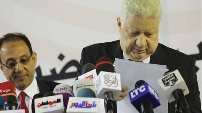 مرتضى منصور يستغيث بالسيسي: 