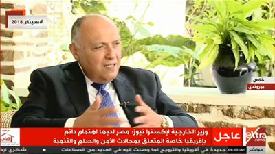 شكري: مصر تولي أهمية كبرى في استعادة علاقاتها مع الأشقاء الأفارقة