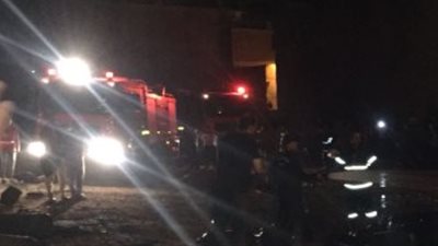 الحماية المدنية تدفع بـ9 سيارات إطفاء للسيطرة على حريق مستودع الغاز فى أسيوط