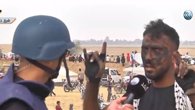 فيديو| متظاهر فلسطيني: نحن على استعداد أن ندفع دماءنا لحرية وطننا 