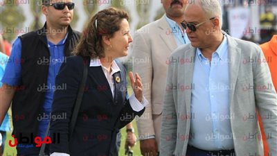 صور| فرج عامر يتفقد أعمال الإنشاءات بنادي سموحة