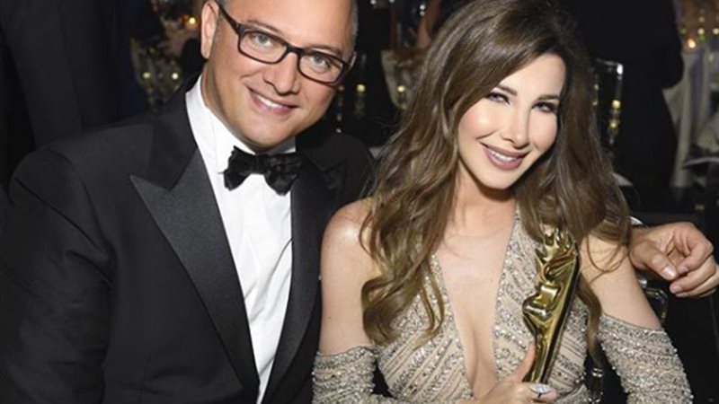 نانسي عجرم وزوجها