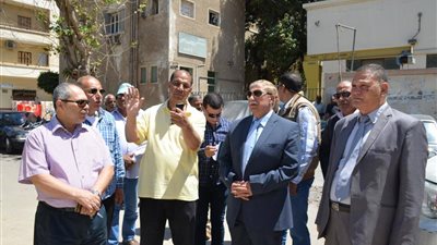 صور| محافظ الاسماعيلية يتفقد أعمال تطوير ورفع كفاءة ميدان مصطفى كامل