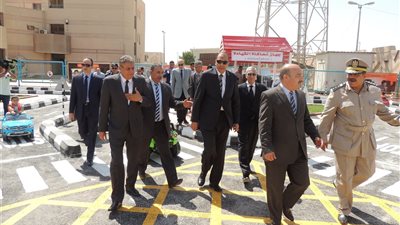 مساعد وزير الداخلية يفتتح المدينة المرورية للأطفال بالمنيا