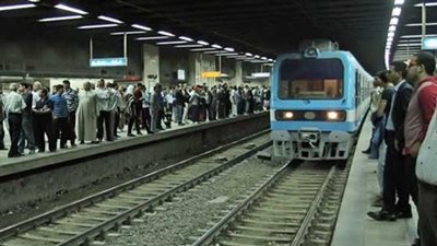 توقف حركة الخط الأول بمترو الأنفاق