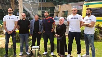 فريق يد الزمالك يزور أطفال مستشفى 57357