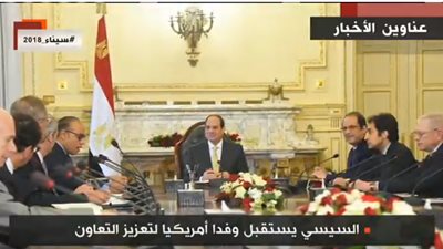 السيسي: مصر تحرص على التواصل مع المجتمع الأمريكي لتعزيز الفهم المشترك