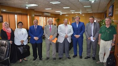 وفد الاتحاد الأوروبى  لدعم وإصلاح الإدارة العامة و التنمية المحليةفى زيارة للإسماعيلية‎ 