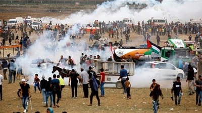 إنفوجراف| تعرف على عدد الشهداء والمصابين الفلسطينيين أثناء مسيرة العودة الكبرى