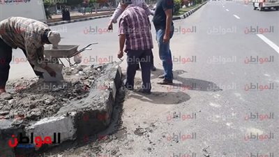 صور| تطوير حديقة 