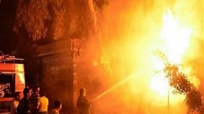 الحماية المدنية تسيطر على حريق بالخانكة.. والعثور على كمية من الأسلحة