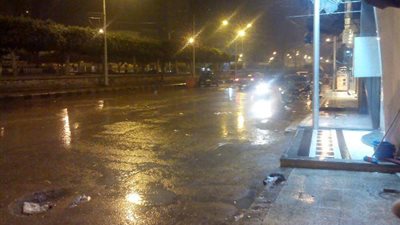 سقوط أمطار وهبوب رياح بمدن وقرى كفر الشيخ