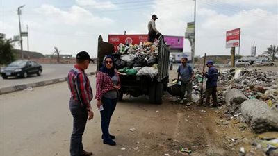 رفع ١٠ طن مخلفات قمامة من حي غرب المنصورة