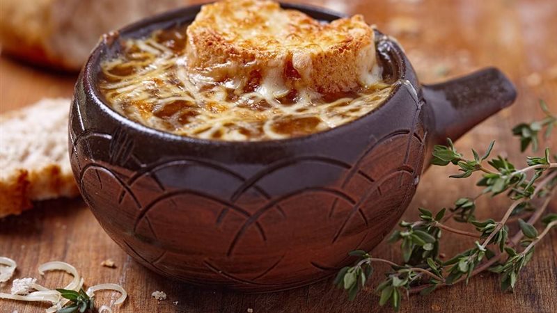  شوربة البصل الفرنسية