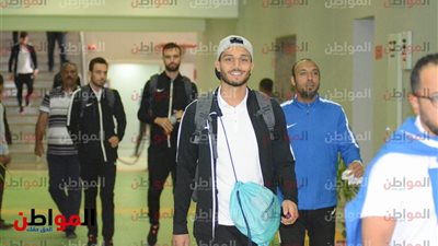 صور| وصول نادي الزمالك لبرج العرب لمواجهة الإسماعيلي