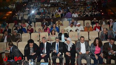صور| وزيرا الرياضة والثقافة في حفل المسابقة الثقافية الأدبية