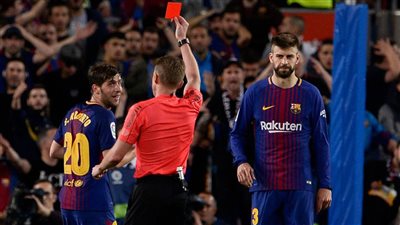 الاعتداء على مارسيلو يُكلف نجم برشلونة الإيقاف 4 مباريات