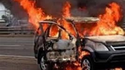 حريق يسفر عن تلف سيارة ملاكى ونفوق ماشية بـ