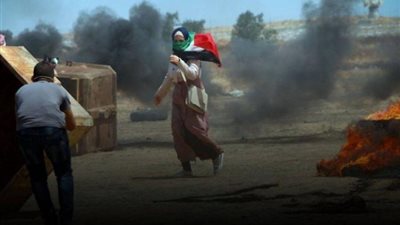 في يوم الزحف.. مستوطنات اليهود بغزة تشعل نارا