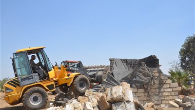 إزالة تعديات على مساحة 8455 فدان بمركزي الفشن وببا