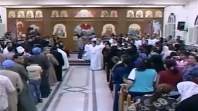 صور| أحبار الكنيسة في صلوات تجنيز شهداء المنيا