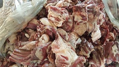 ضبط ٩٠٤.٢ كيلو جرام لحوم غير صالحة للاستهلاك الآدمى بالدقهلية