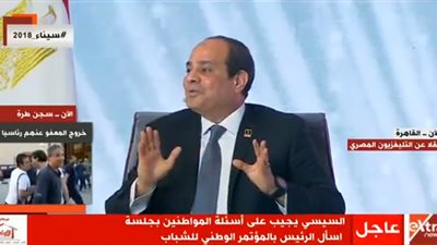 الرئيس السيسي: 