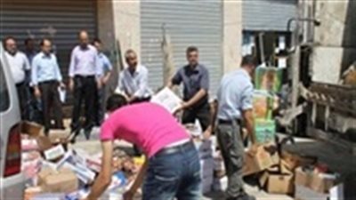 ضبط 133 عبوة مياه غازية منتهية الصلاحية داخل محل بشبرا الخيمة