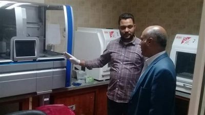 وكيل صحة بنى سويف يتفقد عيادة الجلدية والجزام للوقوف على الاحتياجات الخاصه بها