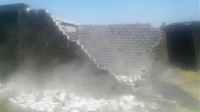 إزالة 8 حالات تعدِ على الأراضي الزراعية بناحية بندر طما