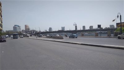 صور| سيولة مرورية بمنطقة وسط البلد