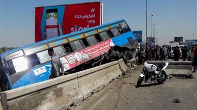 بالأسماء.. مصرع وإصابة 18 شخص حصيلة حادث تصادم أتوبيس بكوبري بالإسكندرية 