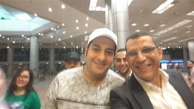 صور| البطل محمد الحايس يعود إلى أرض الوطن بعد رحلة علاجية