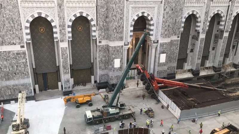 سقوط ذراع رافعة