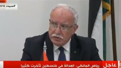 بث مباشر| المؤتمر صحفي لوزير خارجية فلسطين 