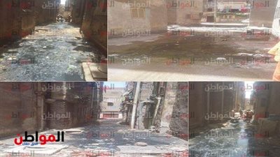 فيديو| القمامة ومياه الصرف الصحى تحاصر مكتب صحة ثالث بـ