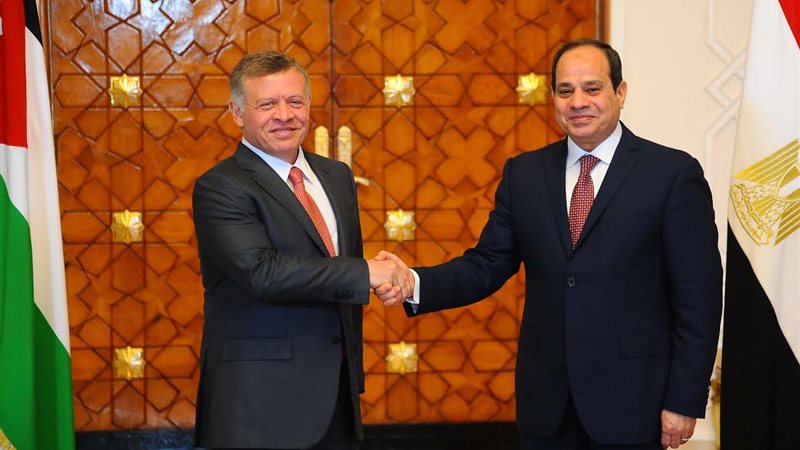 السيسي  والعاهل الأدرني
