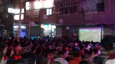 صور| زحام علي المقاهي لمشاهدة نهائي أبطال أوروبا بـ