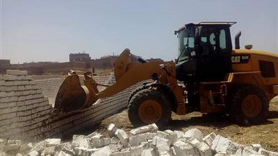 صور| إزالة تعديات على الأرض الزراعية بـ 