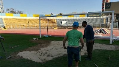 رفع كفاءة ملاعب الإسماعيلى استعدادا لـ