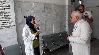 محافظ بورسعيد يتفقد مستشفي بورفؤاد العام