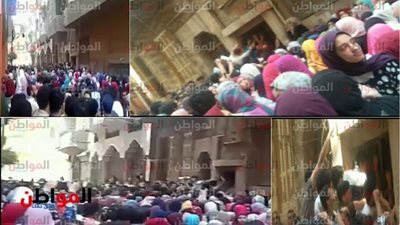 صور|إغماءات ومشاحنات بين الطلاب وأولياء الأمور للحجز في مدرس خاص بـ