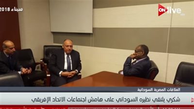 اليوم .. سامح شكري يلتقي نظيره السوداني 