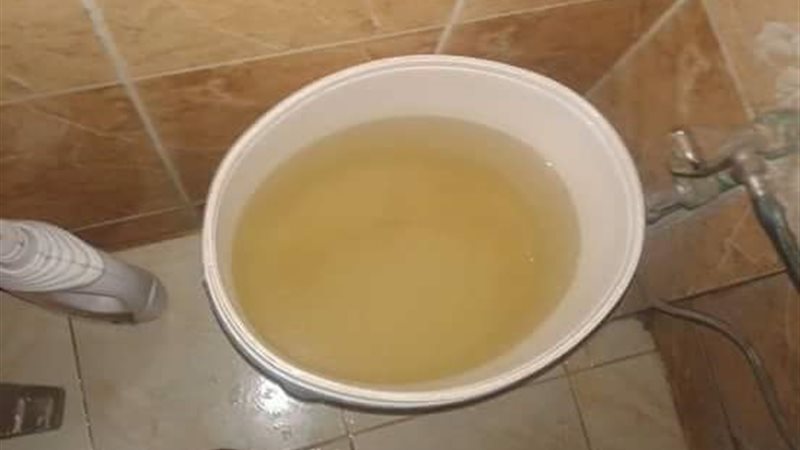 مياه شرب ملوثة