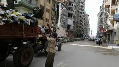 رفع ٧ طن من مخلفات القمامة بـ 