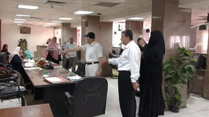 زيارة رئيس الحى 