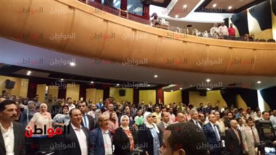 صور| بدء احتفالية ذكرى العاشر من رمضان بـ 