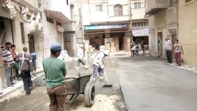 نصف مليون جنيه لاستكمال رصف شوارع دمياط